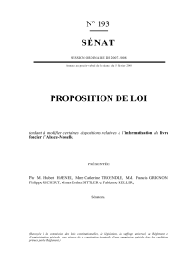 SÉNAT PROPOSITION DE LOI N° 193