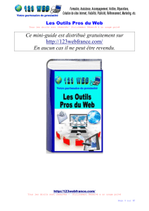 Ce mini-guide est distribué gratuitement sur