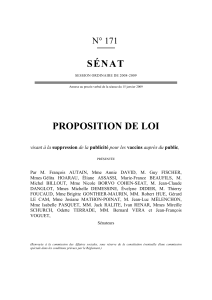 SÉNAT  PROPOSITION DE LOI N° 171