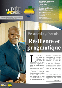 L Résiliente et pragmatique Economie gabonaise