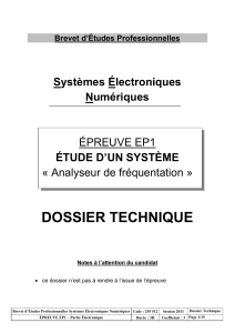 DOSSIER TECHNIQUE Systèmes Électroniques Numériques