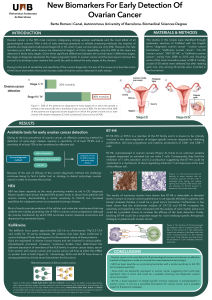 New Biomarkers For Early Detection Of Ovarian Cancer MATERIALS &amp; METHODS INTRODUCTION