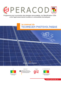 le manuel technicien photovoltaique