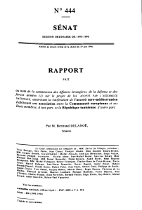 N° 444 SÉNAT RAPPORT
