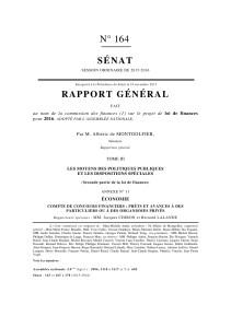 N° 164 SÉNAT RAPPORT GÉNÉRAL