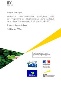 Région Bretagne Évaluation  Environnementale  Stratégique  (EES)