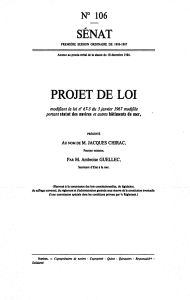 SÉNAT PROJET DE LOI N°106