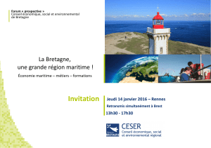 Invitation La Bretagne, une grande région maritime !