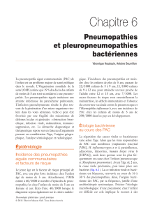 pneumopathies et pleuropneumopathies bact riennes