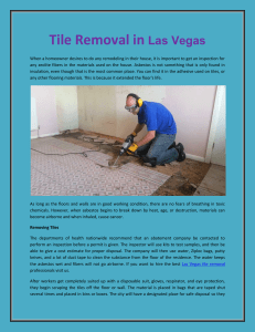 Tile Removal in  Las Vegas