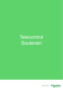 Telecontrol Souterain