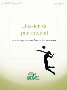 Dossier de partenariat Accompagnez-nous dans notre ascension ASVEL Volley Ball