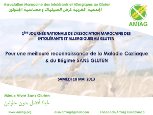 la maladie coeliaque par l association marocaine amiag