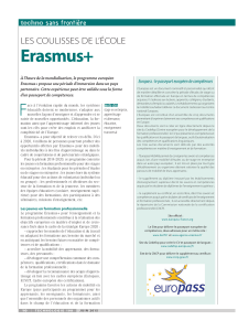 Les coulisses de l’école : Erasmus+ - technologie n°198