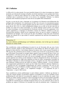 III L'Inflation