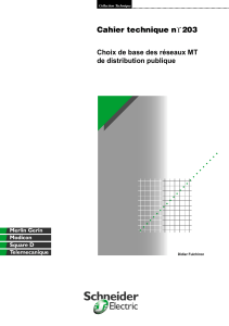 Cahier technique n 203 ° Choix de base des réseaux MT