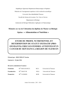 République Algérienne Département Démocratique et Populaire