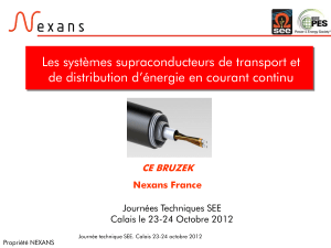 Les systèmes supraconducteurs de transport et  CE BRUZEK