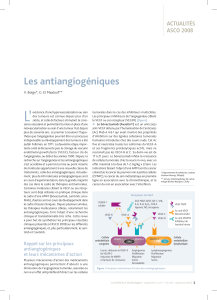 L’ Les antiangiogéniques ACTUALITÉS ASCO 2008