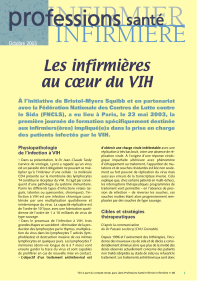 Les infirmières au cœur du VIH