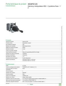 XD4PA123 Fiche technique du produit F