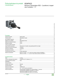 XD4PA22 Fiche technique du produit vers 0 position - 1 F