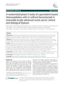 A randomized phase II study of capecitabine-based