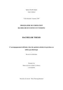 BACHELOR THESIS