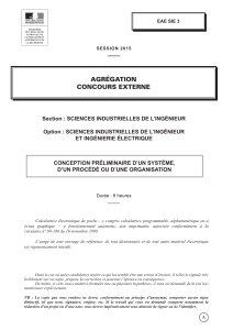 AGRÉGATION CONCOURS EXTERNE