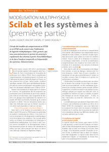 Modélisation multiphysique : Scilab et les systèmes à temps continu (première partie) - Revue technologie n°183