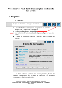 Présentation de l’outil d’aide à la description fonctionnelle d’un système