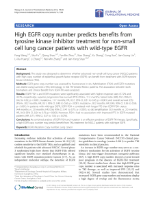 High EGFR copy number predicts benefits from