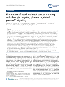 Elimination of head and neck cancer initiating protein78 signaling