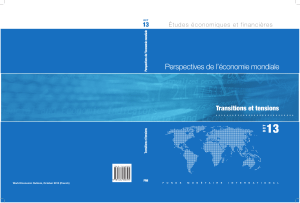 13 Perspectives de l’économie mondiale Transitions et tensions