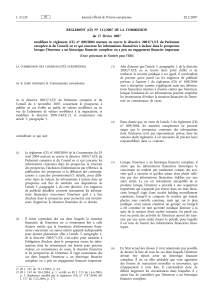 RÈGLEMENT (CE) N 211/2007 DE LA COMMISSION du 27 février 2007