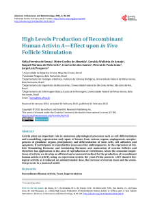 High Levels Production of Recombinant in Vivo Follicle Stimulation