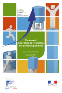 Télécharger Promouvoir une culture de l'évaluation des politiques publiques au format PDF, poids 2.67 Mo