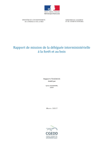 Rapport de mission de la dellelguele interministelrielle Rapport n°011010-01 établi par