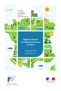 Rapport annuel sur l’état de la France en 2015 Daniel-Julien Noël