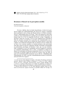 Bulletin d’analyse phénoménologique VII 1, 2011 (Actes 4), p. 37-72