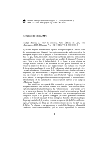 Bulletin d’analyse phénoménologique X 7, 2014 (Recensions 2)  ISSN 1782-2041