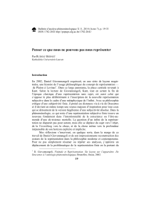 Bulletin d’analyse phénoménologique X 11, 2014 (Actes 7), p. 19-33