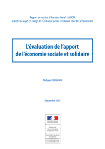 Rapport de mission à Monsieur Benoît HaMon,