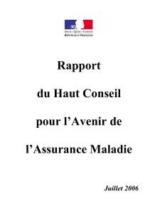 Rapport du Haut Conseil pour l’Avenir de l’Assurance Maladie