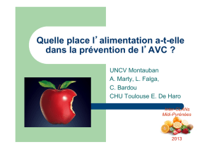prevention avc - (CHU) de Toulouse