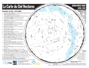 The Evening Sky Map