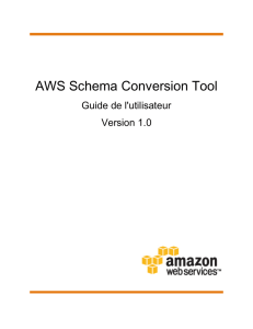 AWS Schema Conversion Tool