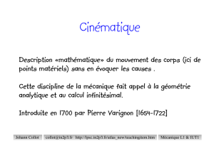 Cours de méca du point L1 et IUT Mesures Physiques de l`UJF