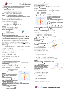 Énergie cinétique