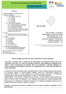 Ars-en-Ré - Observatoire de l`Environnement en Poitou